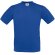 Camiseta fina 135 gr cuello en V Azul royal
