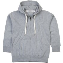 Sudadera con cremallera entera 240 gr merchandising gris Sudadera con cremallera entera 240 gr merchandising gris