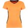 Camiseta de mujer manga corta combinada 135 gr personalizada