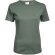 Camisetas de mujer manga corta algodón orgánico 220 g/m2 Interlock Seguridad verde