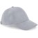 Gorra promocional barata de 6 paneles 100% poliester Gris claro marl