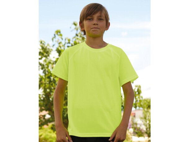 Camiseta técnica de niño 135 gr