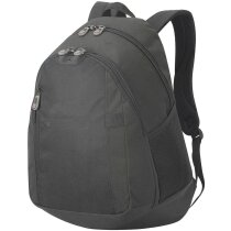 Mochila en color liso y de poliester para portátil negra Mochila en color liso y de poliester para portátil negra