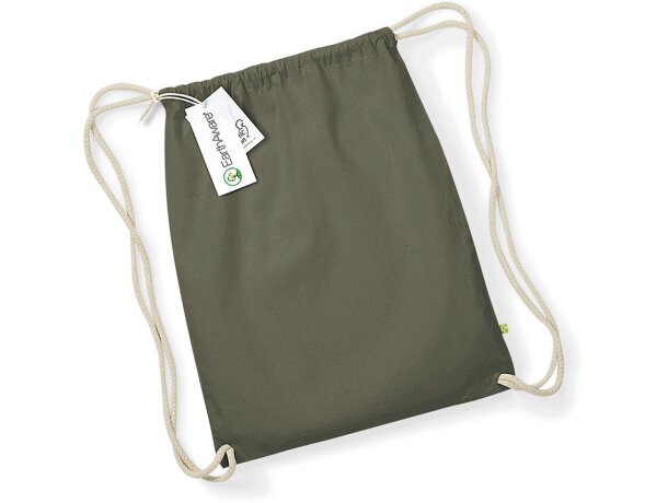 Bolsa mochila de algodón orgánico muy resistente barato