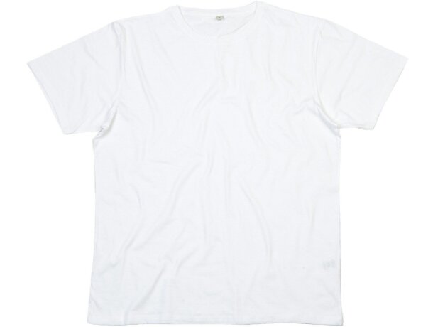 Camisetas manga corta hombre algodón orgánico peinado 150 g/m2 Marino francés detalle 2