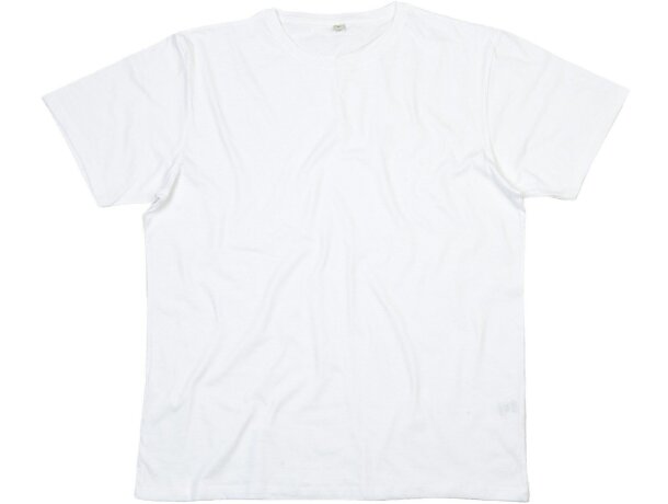 Camiseta unisex de algodón orgánico Marino francés detalle 2