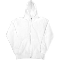 Chaqueta sudadera de hombre blanca