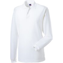 Polo de hombre manga larga blanco