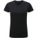 Camiseta de mujer blanca 155 gr personalizada negra