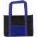 Bolsa de polipropileno colores combinados Oxford azul/negro