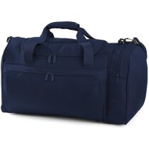 Bolsa de viaje de poliéster con base reforzada personalizada negra Bolsa de viaje de poliéster con base reforzada personalizada negra