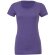 Camiseta de mujer manga corta 135 gr grabada lila