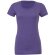 Camiseta técnica Triblend grabada áster morado