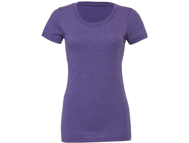 Camiseta de mujer manga corta 135 gr grabada lila