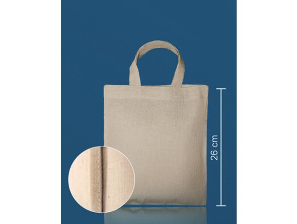 Oak Small Cotton Shopper Sh con logo