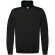 Sudadera con cremallera 1/4 Negro