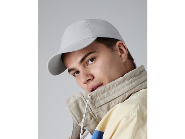 Gorras béisbol unisex transpirable de nylon Ripstop Outdoor Gris claro marl detalle 1