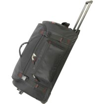 Bolsa trolley con mango reforzado grabada negra Bolsa trolley con mango reforzado grabada negra