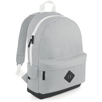Mochila estilo retro de varios colores gris claro Mochila estilo retro de varios colores gris claro