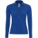 Polo de mujer impreso algodón ring spun piqué 180 g/m2 Safran Pure Azul royal