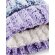 Gorro de invierno económico poliacrílico con base doblada Corkscrew Lavanda morado detalle 2
