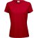 Camisetas mujer corte ajustado algodón 160 g/m2 Luxury Rojo