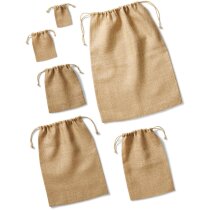 Saco de yute con cierre de cordón ajustable Stuff