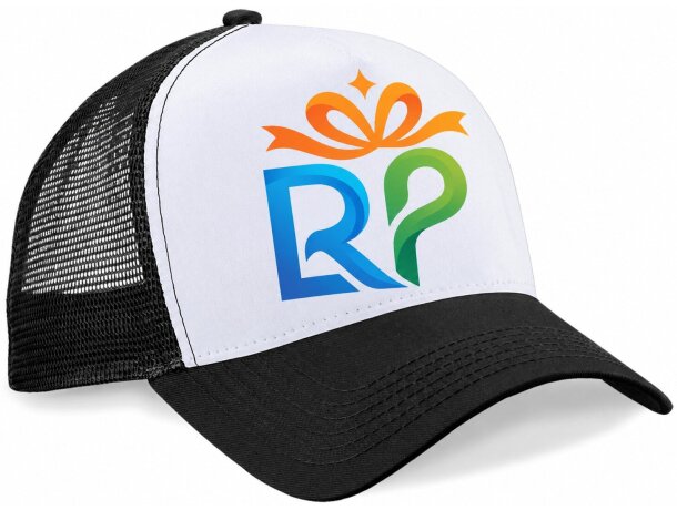 Gorras personalizadas de 5 paneles con visera pespunteada detalle 1