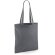 Bolsa de algodón con asas medianas personalizada gris