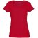 Camiseta Sharon mujer grabada roja