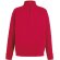 Sudadera cremallera 1/4 hombre personalizada roja