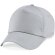 Gorra básica de algodón unisex gris claro