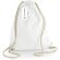 Bolsa mochila de algodón orgánico muy resistente blanca