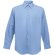 Camisa Popelina manga larga hombre  personalizada azul claro