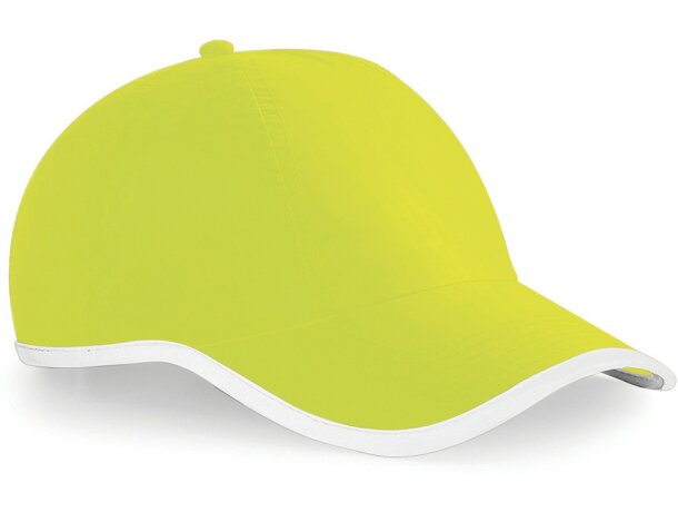 Gorra de poliester sencilla con ribete de color combinado personalizada Gorra de poliester sencilla con ribete de color combinado personalizada