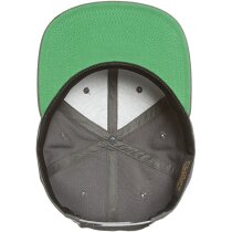 Gorra moderna de 6 paneles con logo gris Gorra moderna de 6 paneles con logo gris