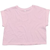 Camiseta de mujer corta blanca