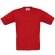 Camiseta de niños ligera 135 gr rojo