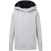 Sudadera con capucha contrastada para niños Sudadera con capucha contrastada para niños
