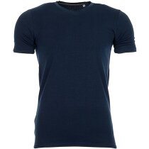Camiseta manga corta cuello en V 170 gr azul marino Camiseta manga corta cuello en V 170 gr azul marino