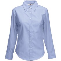 Camisa Oxford manga larga mujer  blanca