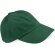 Gorra de algodón con cierre de hebilla y perfil bajo verde