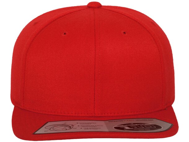 Gorra Snapback ajustada de 6 paneles. Personalízalo con tu logotipo Rojo detalle 9