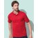 Polo de manga corta unisex 135 gr Rojo carmesí detalle 5