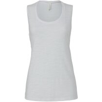 Camiseta de mujer holgada sin mangas personalizada gris claro Camiseta de mujer holgada sin mangas personalizada gris claro