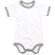 Body bebé Ringer Blanco/blanco