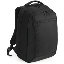 Mochila acolchada para portátil marca Quadra personalizada negra Mochila acolchada para portátil marca Quadra personalizada negra