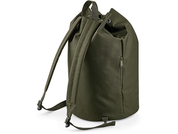 Petate Original Drawstring Backpack Verde militar detalle 3