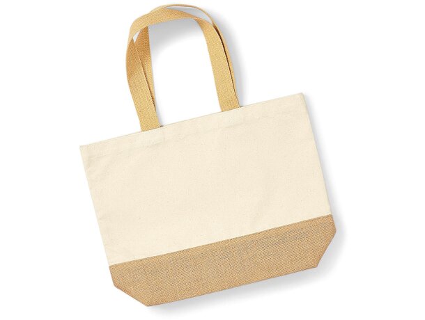 Bolsa de Yute 18 litos Canvas Natural detalle 1