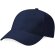 Gorra de algodón peinado grueso azul marino